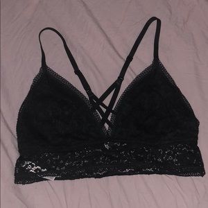 Sexy black lace Bralette